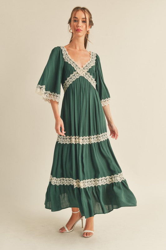 Criss Cross Lace Maxi Shop Sakuranbo Criss Cross Lace Maxi Shop Sakuranbo