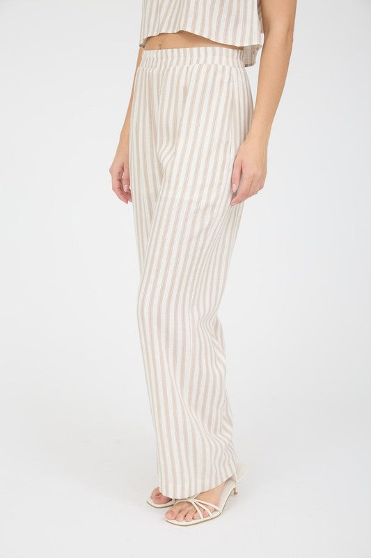 Serene Striped Wide Leg Pants
