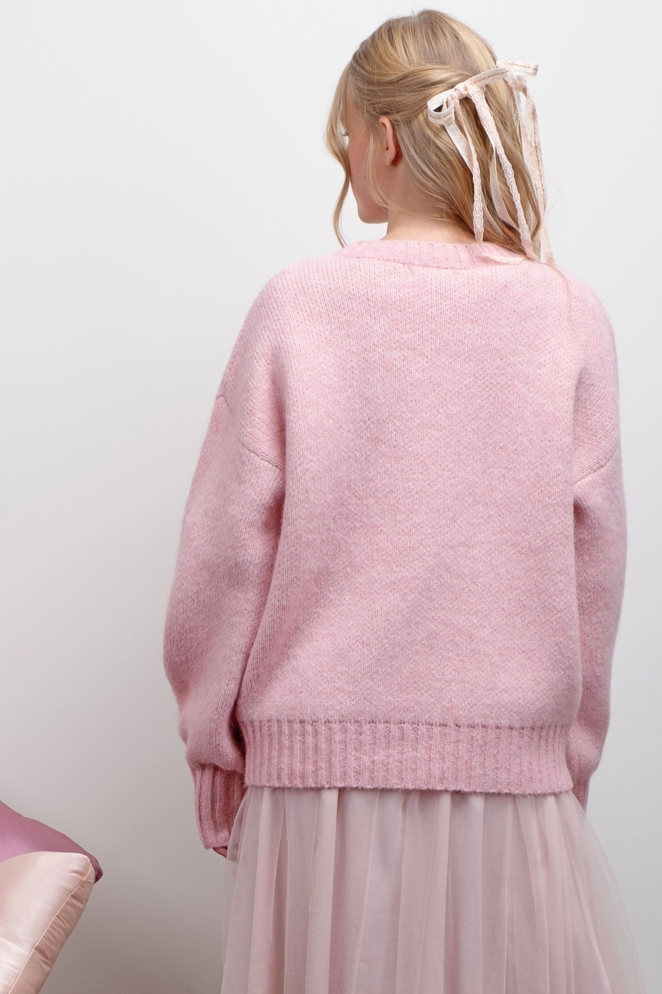 Peony Bow Knit