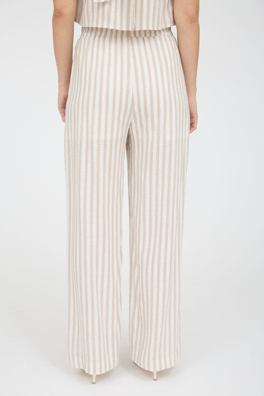 Serene Striped Wide Leg Pants