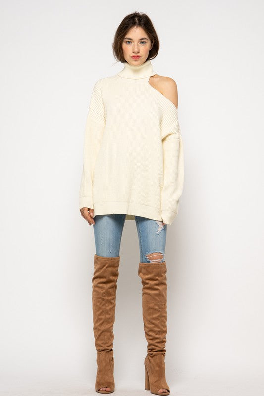 Bare Shoulder Sweater