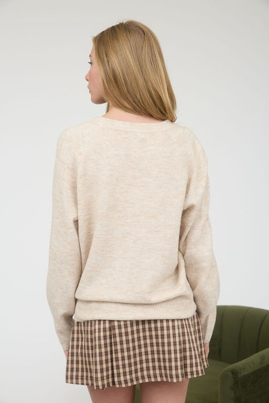 Latte Knit Sweater