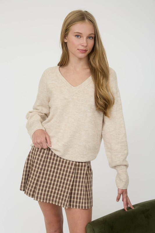 Latte Knit Sweater