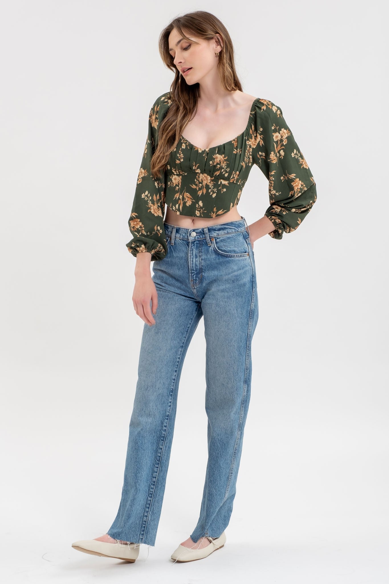 Blooming Corset Blouse