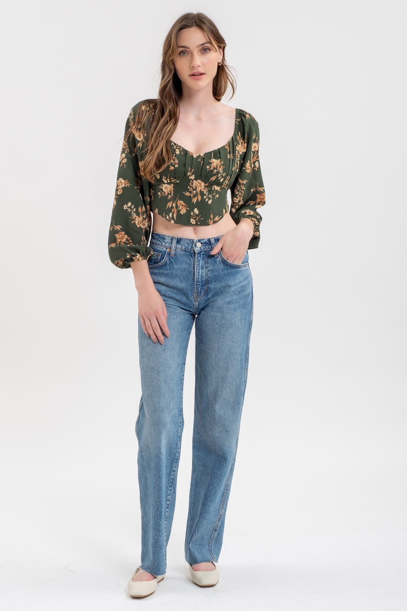 Blooming Corset Blouse