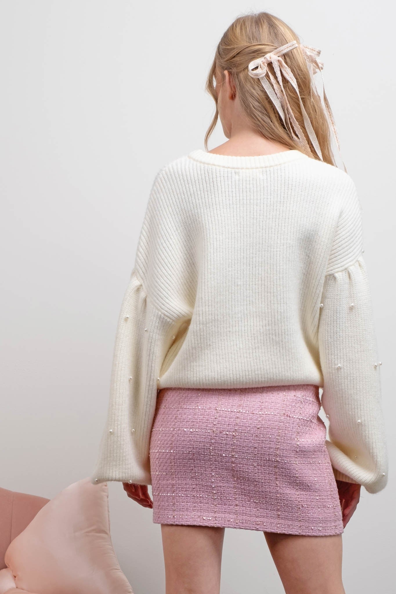 Pearly Knit Sweater