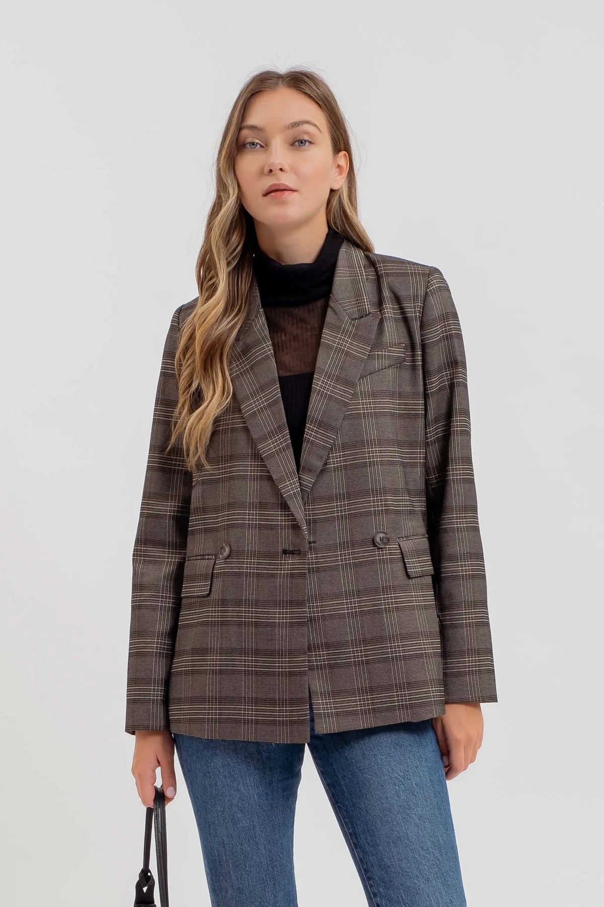 Prep School Plaid Blazer